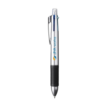 Logo trade promotional merchandise image of: Quintet 5-in-1 pen pencil