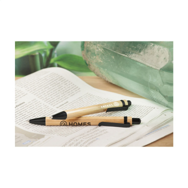 Logo trade promotional gifts picture of: Boston Bamboo pen