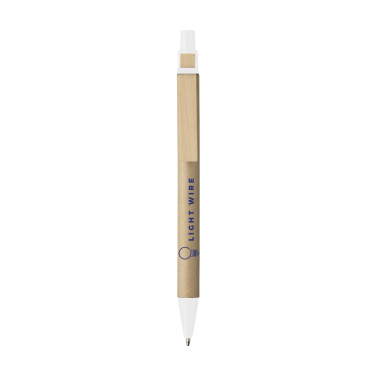 Logo trade promotional gifts image of: PaperWrite cardboard pen