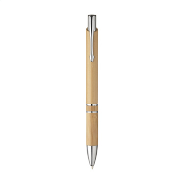 Logo trade business gifts image of: Ebony Bamboo pen