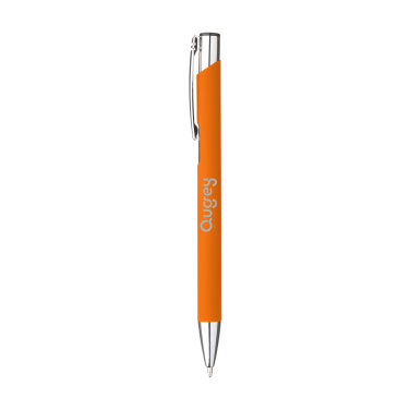 Logo trade promotional gifts image of: Ebony Soft Touch pen