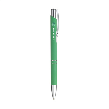Logo trade promotional giveaway photo of: Ebony Soft Touch Accent pen