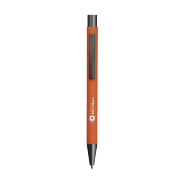 Logo trade promotional merchandise photo of: Brady Soft Touch Recycled Alu pens