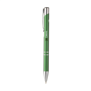 Logo trade promotional giveaways image of: Ebony Recycled Alu pens