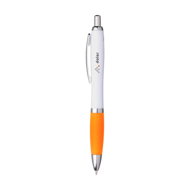 Logotrade promotional item picture of: Athos Trans GRS Recycled ABS pen