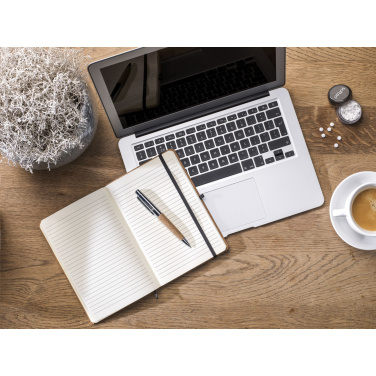 Logo trade promotional products picture of: CorkNote A5 Paper notebook