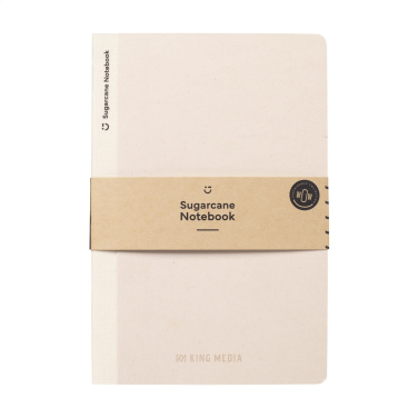 Logo trade promotional item photo of: Sugarcane Paper Notebook A5