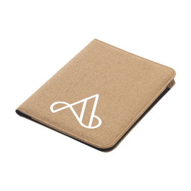 Logo trade corporate gifts image of: Eco Conference Cork A5 document folder