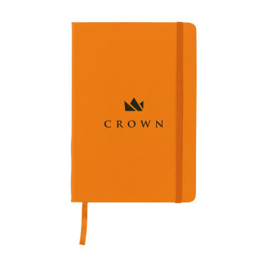 Logo trade promotional giveaways picture of: BudgetNote A5 Blanc Paper notebook