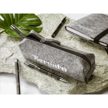 Logotrade corporate gift picture of: Pencil Case GRS RPET Felt