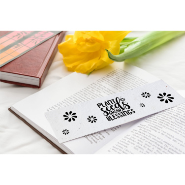 Logo trade corporate gifts picture of: Seed Paper Bookmark