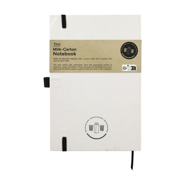 Logo trade promotional gifts image of: Milk-Carton Paper Notebook A5