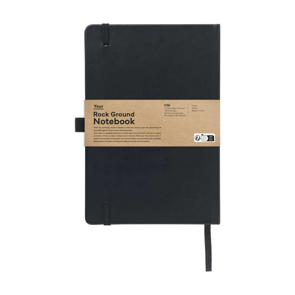 Logotrade advertising products photo of: Rock Ground Paper Notebook A5