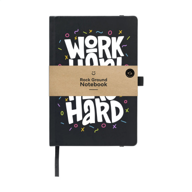 Logo trade promotional merchandise picture of: Rock Ground Paper Notebook A5