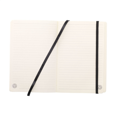 Logotrade promotional merchandise picture of: Monti Recycled Leather - Paper Notebook A5