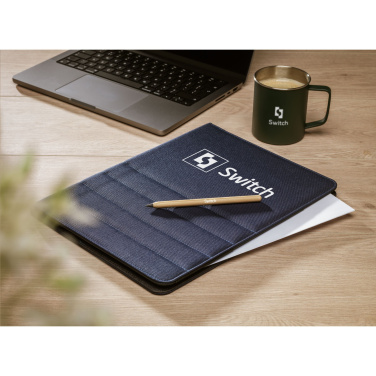 Logo trade promotional products picture of: Quincy Portfolio RPET A4 document folder