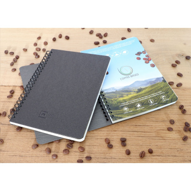 Logotrade promotional gift image of: Coffee Paper Notebook Wire-O A5