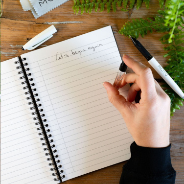 Logo trade promotional product photo of: MOYU Erasable Stone Paper Notebook SoftCover 18 pages