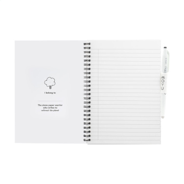 Logo trade promotional giveaway photo of: MOYU Erasable Stone Paper Notebook Custom SoftCover