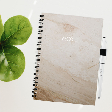 Logotrade promotional items photo of: MOYU Erasable Stone Paper Notebook Custom SoftCover