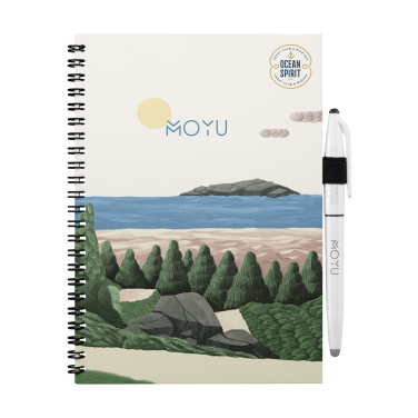 Logo trade promotional item photo of: MOYU Erasable Stone Paper Notebook Custom SoftCover