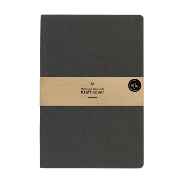 Logotrade business gift image of: Paper Notebook GRS Washable Kraft Cover A5