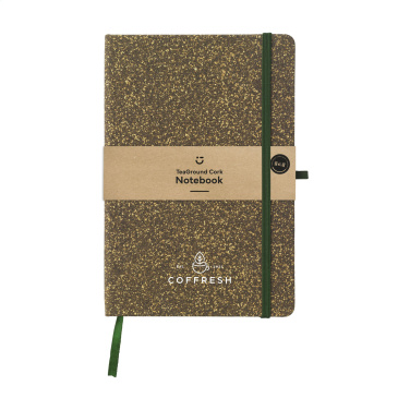 Logotrade promotional product image of: TeaGround Cork Paper Notebook A5