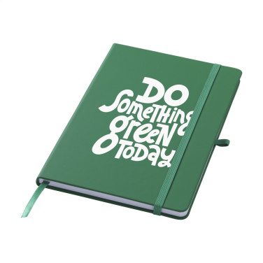 Logo trade advertising products image of: Recycled GRS PU Paper Notebook A5