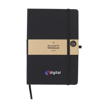Logotrade business gifts photo of: Recycled GRS PU Paper Notebook A5