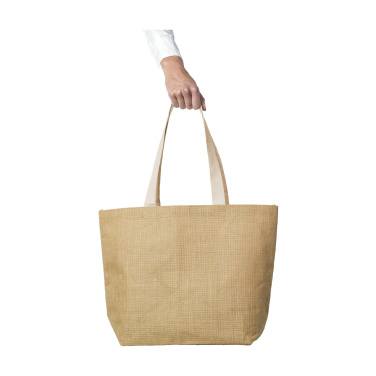 Logo trade corporate gifts image of: Elegance Bag jute shopper