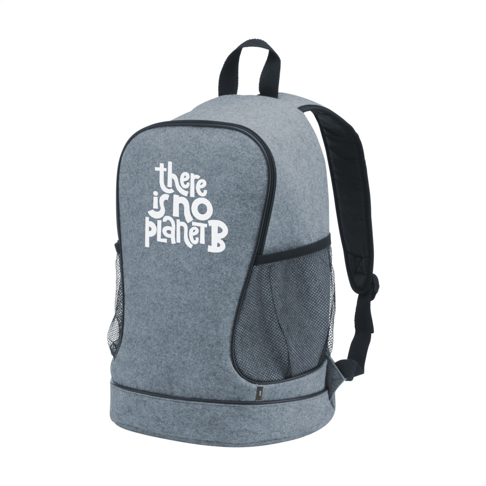 Logo trade promotional giveaway photo of: PromoPack Felt Gym Bag backpack
