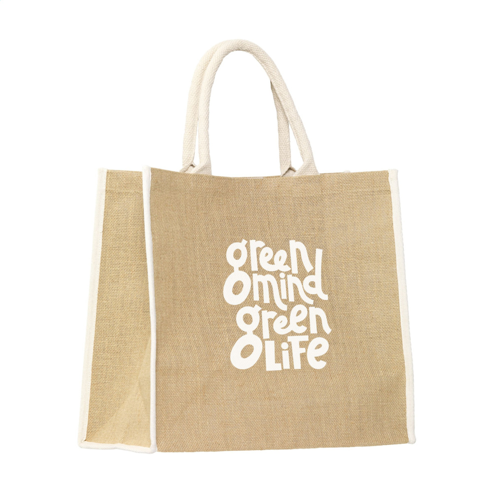 Logo trade promotional gifts picture of: Gerona Jute Shopper bag