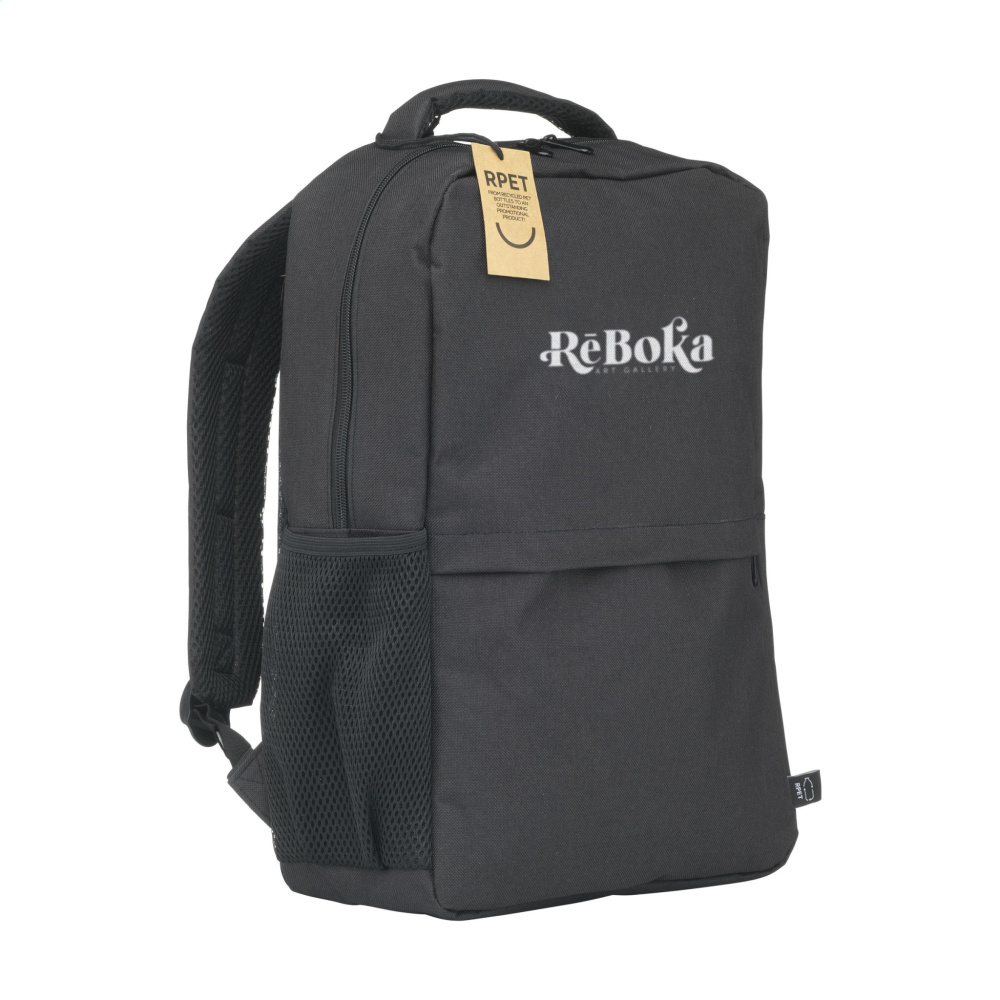 Logotrade advertising product image of: Finley GRS RPET Laptop Backpack