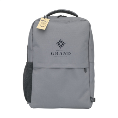 Logo trade promotional giveaways image of: Finley GRS RPET Laptop Backpack