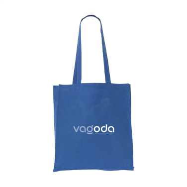 Logo trade promotional giveaways image of: Colour Square Bag GRS Recycled Cotton (150 g/m²)