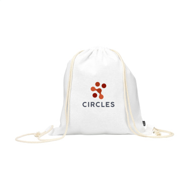 Logo trade promotional products picture of: PromoColour GRS Recycled Cotton Backpack (150 g/m²)
