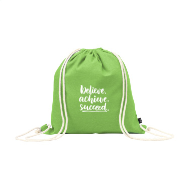 Logo trade advertising product photo of: PromoColour GRS Recycled Cotton Backpack (150 g/m²)