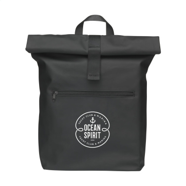 Logotrade promotional merchandise image of: Lennon Roll-Top Recycled Backpack