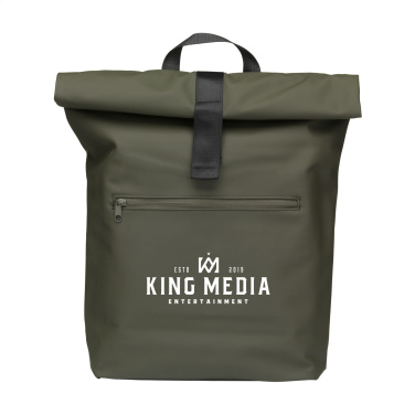 Logotrade promotional giveaways photo of: Lennon Roll-Top Recycled Backpack