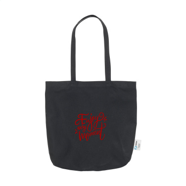 Logo trade corporate gifts picture of: Wolkat Rabat Recycled Textile Shopper