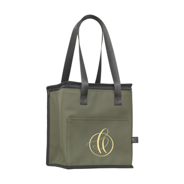 Logo trade promotional giveaways picture of: Lennon Recycled PU Cooler Bag