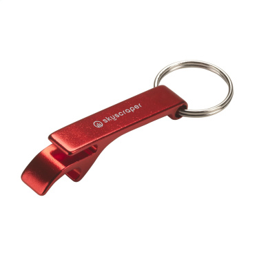 Logo trade business gifts image of: OpenUp opener keyring