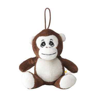 Logo trade business gifts image of: Animal Friend Monkey cuddle toy