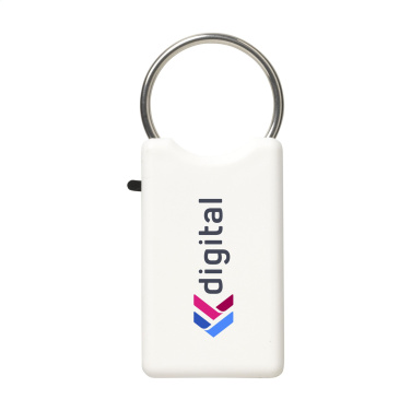 Logotrade promotional merchandise picture of: Safe GRS Recycled Key Ring