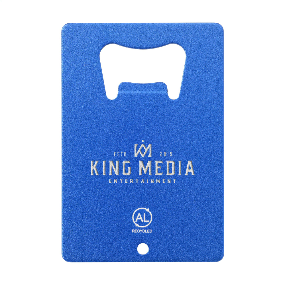 Logotrade promotional product image of: Carta Opener Recycled Alu bottle opener