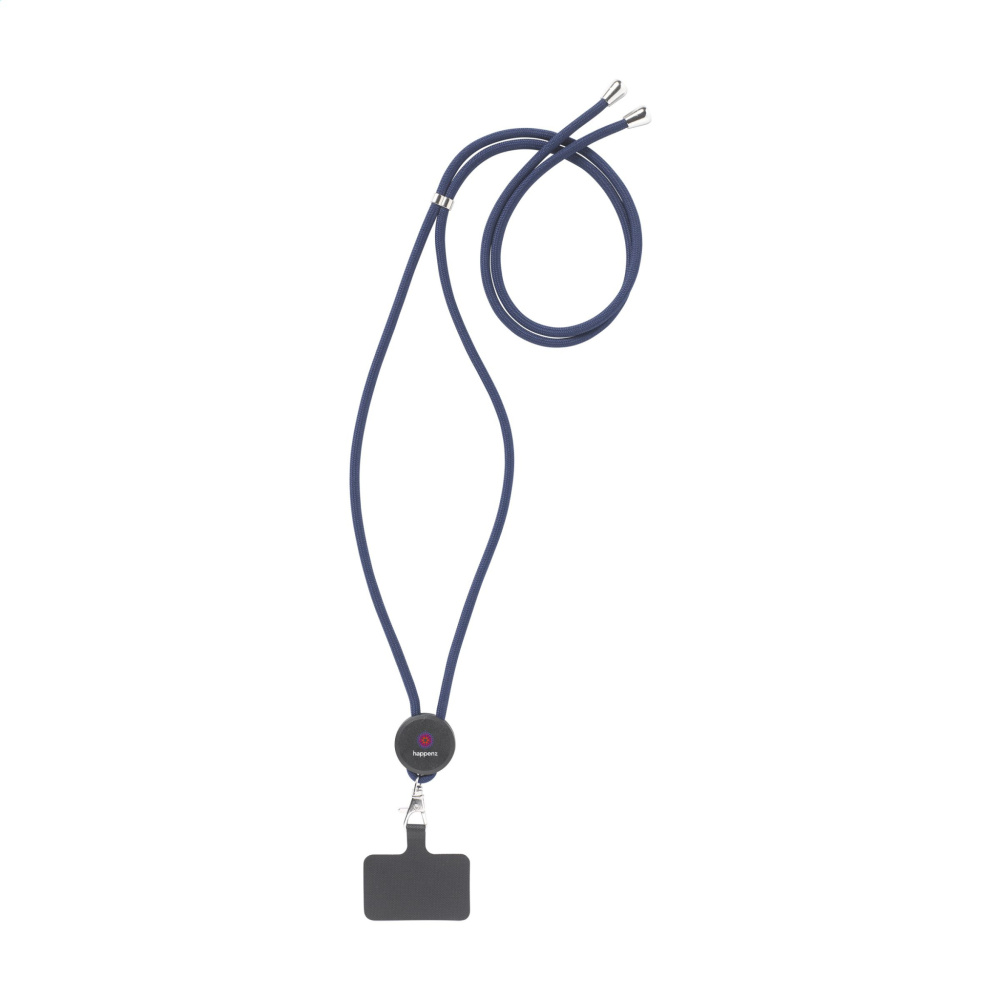 Logo trade corporate gifts picture of: Lace Lanyard GRS RPET 5 mm keycord