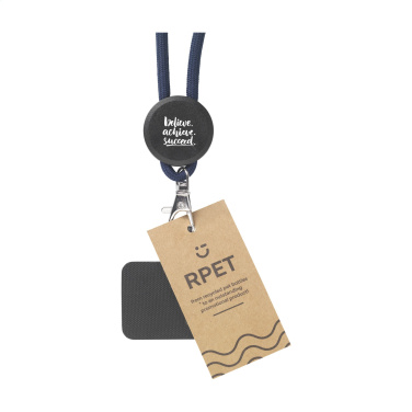 Logo trade promotional item photo of: Lace Lanyard GRS RPET 5 mm keycord