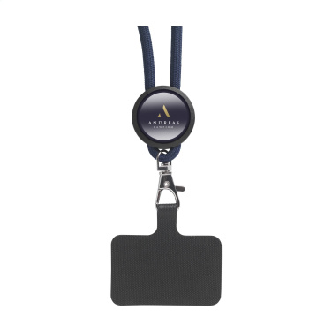Logo trade promotional item photo of: Lace Lanyard GRS RPET 5 mm keycord