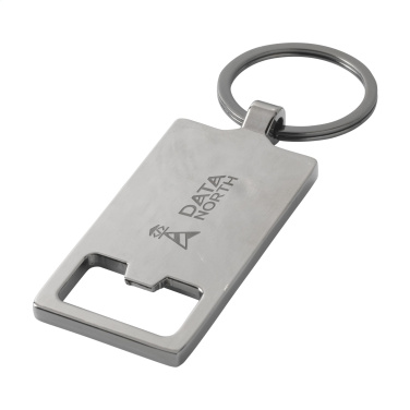 Logo trade business gifts image of: Sammy bottle opener / keyring