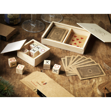 Logo trade promotional giveaways image of: Recycled Playing Cards Double X-Mas
